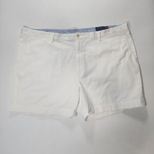 Polo Ralph Lauren Shorts Mens 48B White Chino Classic Fit Stretch Cotton Twill